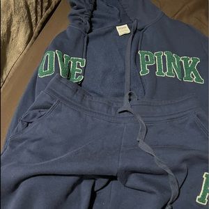 Pink jogger set medium